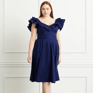 Hill House Home Navy Ava Poplin Dress